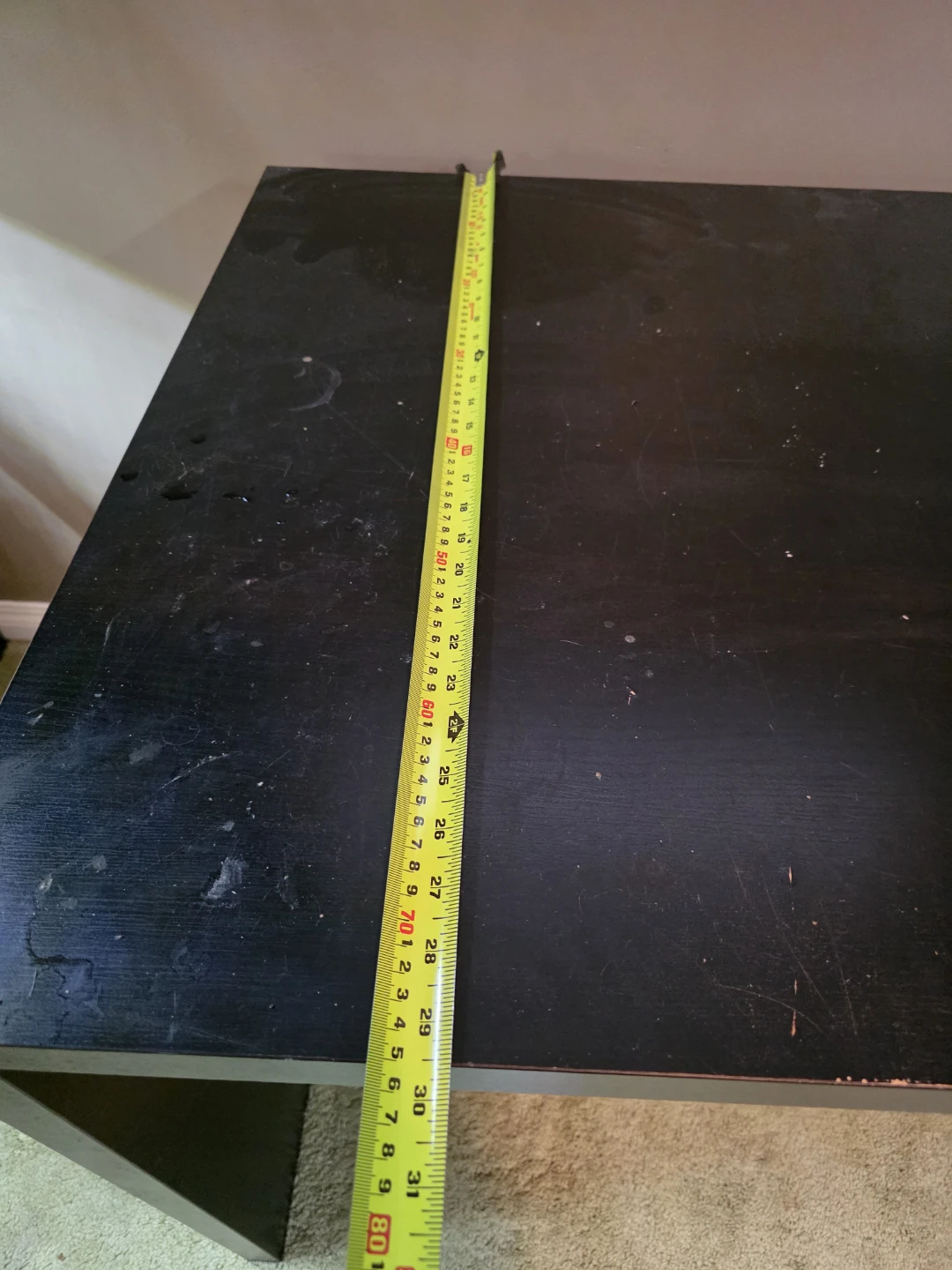 Dark Brown Desk - photo 2