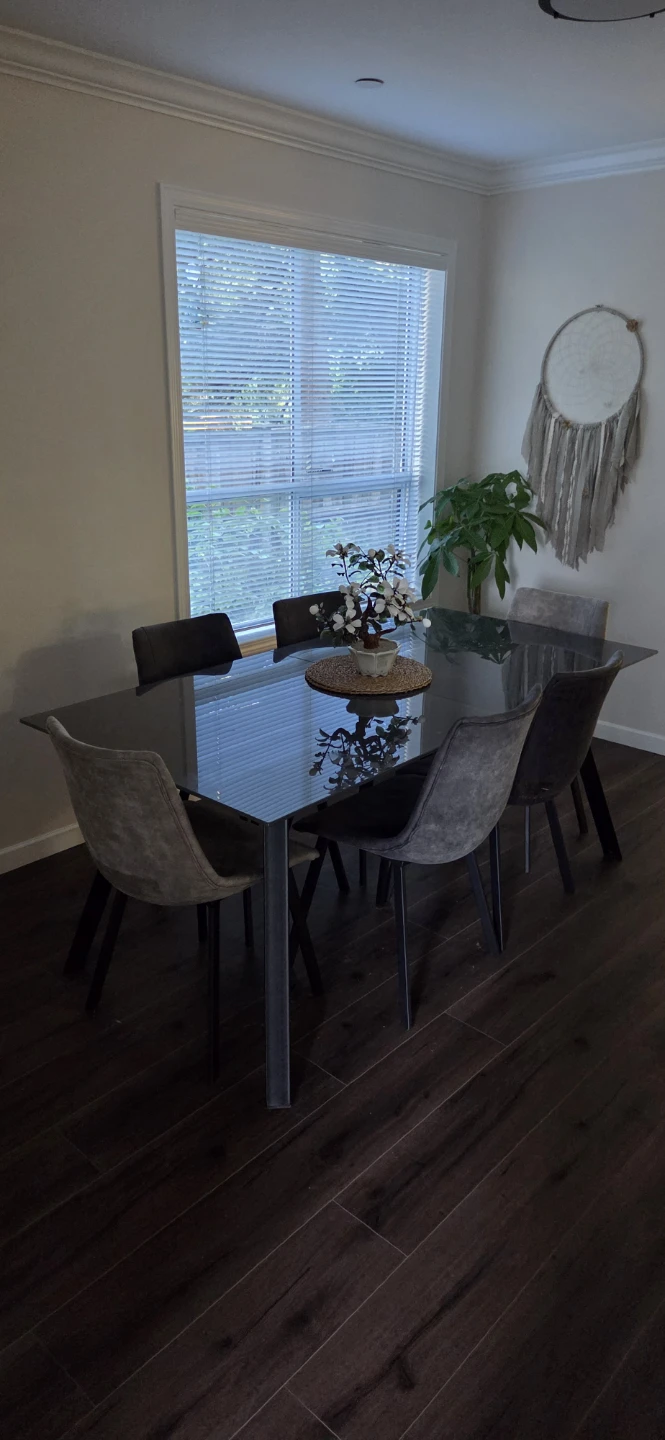 Stunning Modern Glass Dining Set