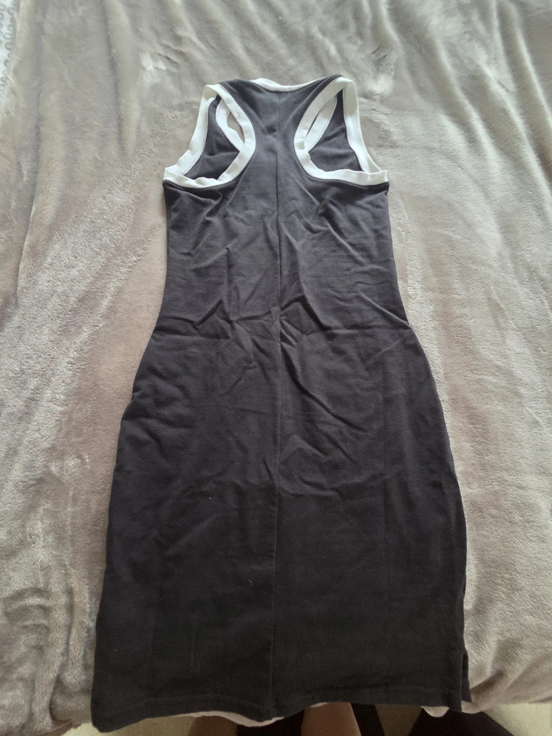 Puma Black Sleeveless Mini Dress with White Trim - photo 2