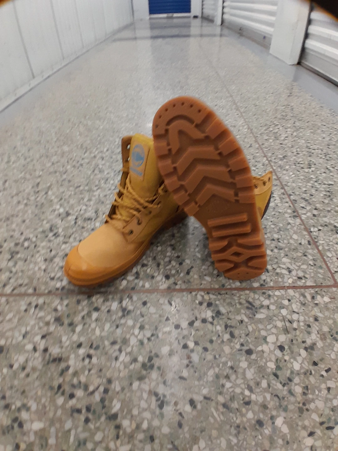 Palladium Waterproof Boots - Tan Men's Size 7