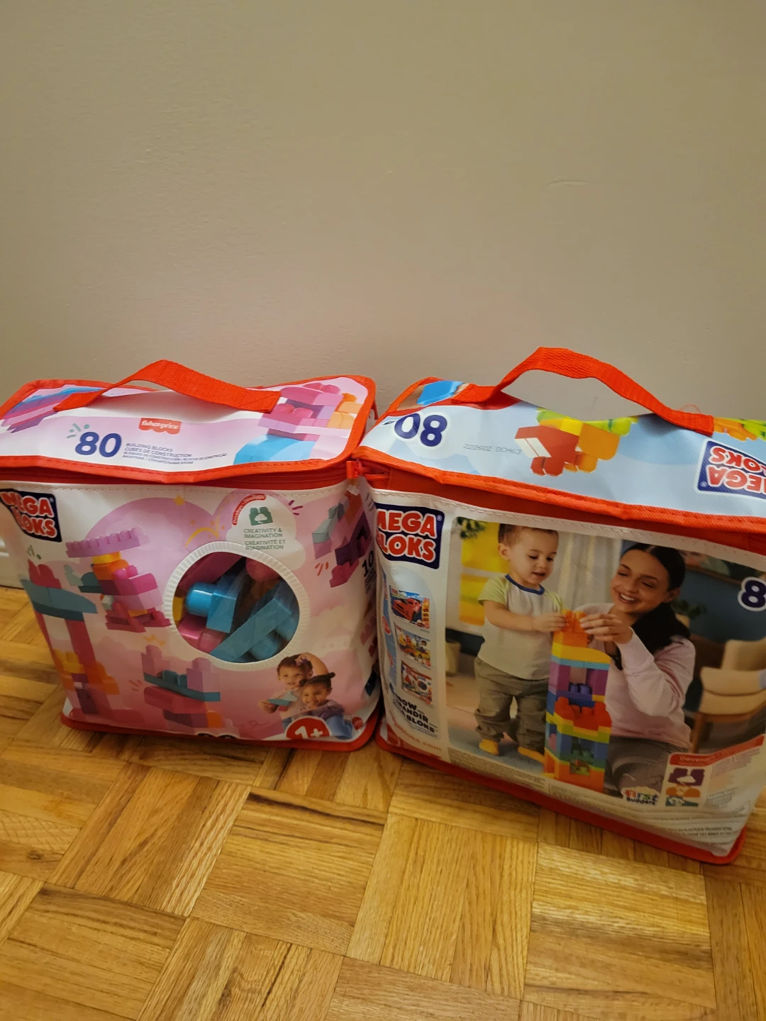 2 for $25 Mega Bloks First Builders Big Building Bag (80 Pieces)