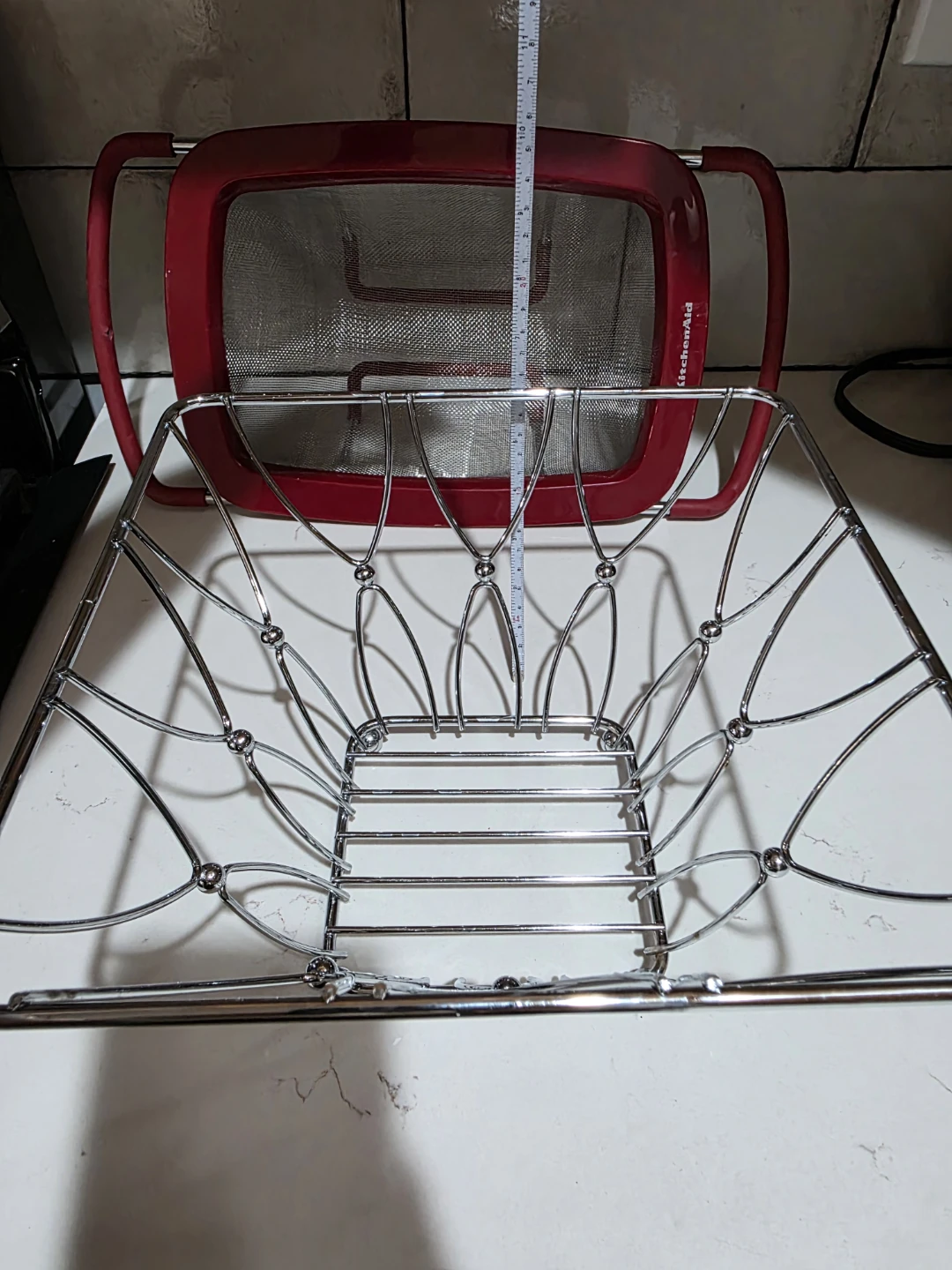 Chrome Wire Fruit Basket / Bread basket - photo 3