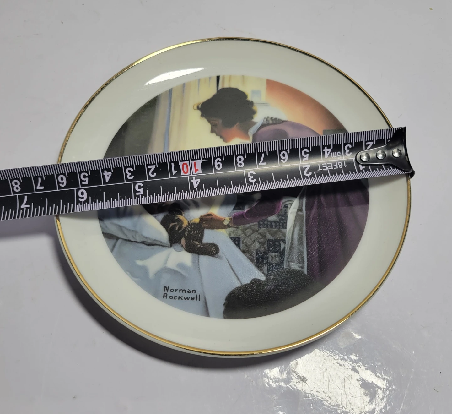 Norman Rockwell Mother's Love Collector Plate - photo 2