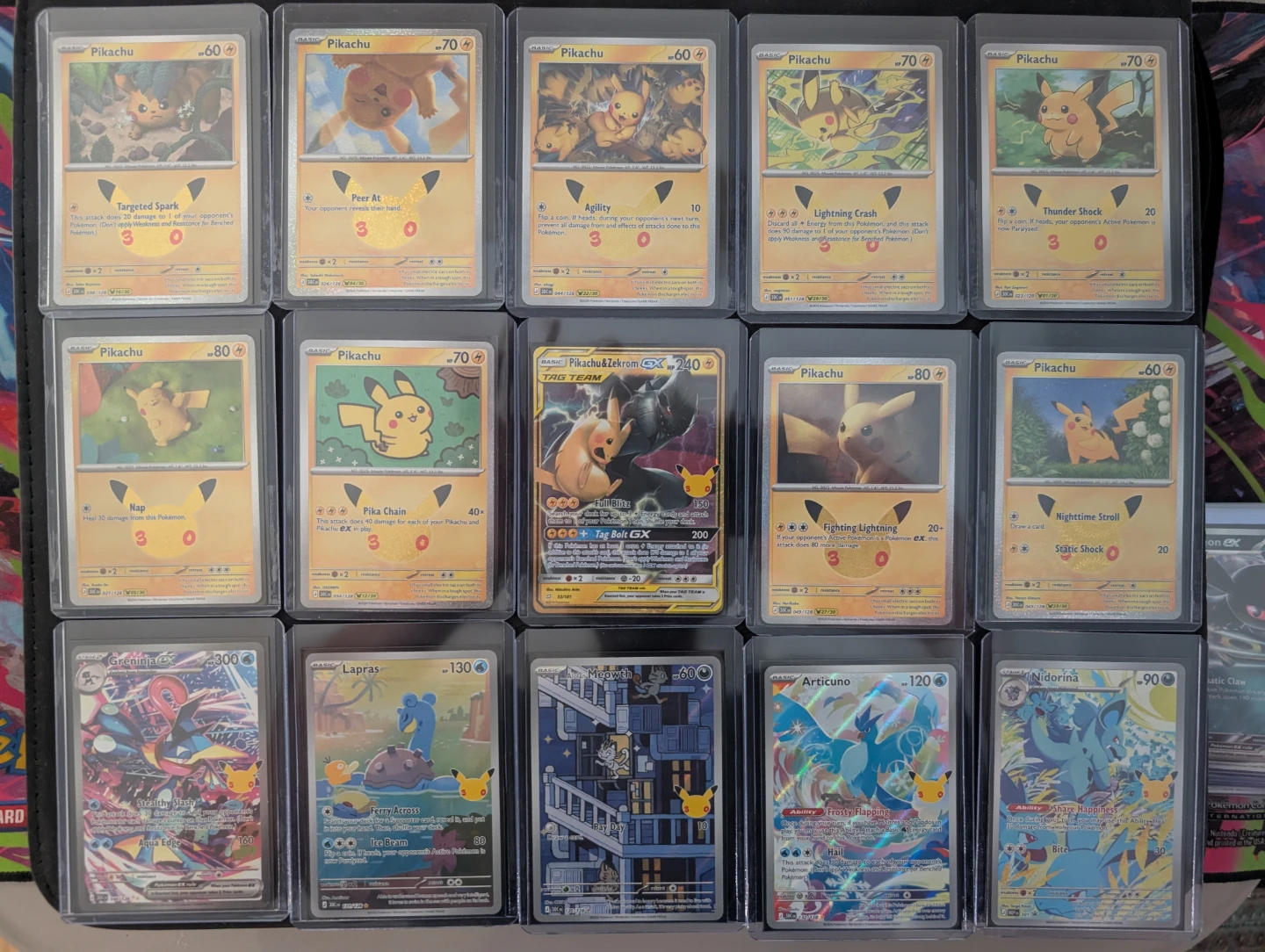 Set of 15 Pokemon Celebrations 30th Trading Cards