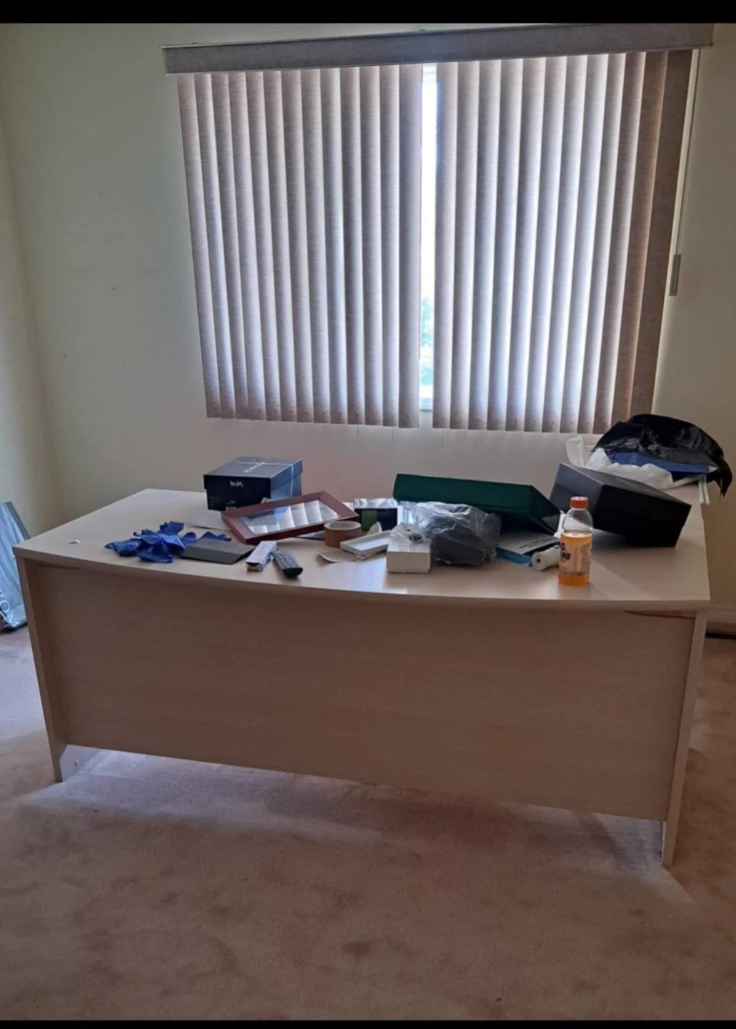 bow-front executive office desk