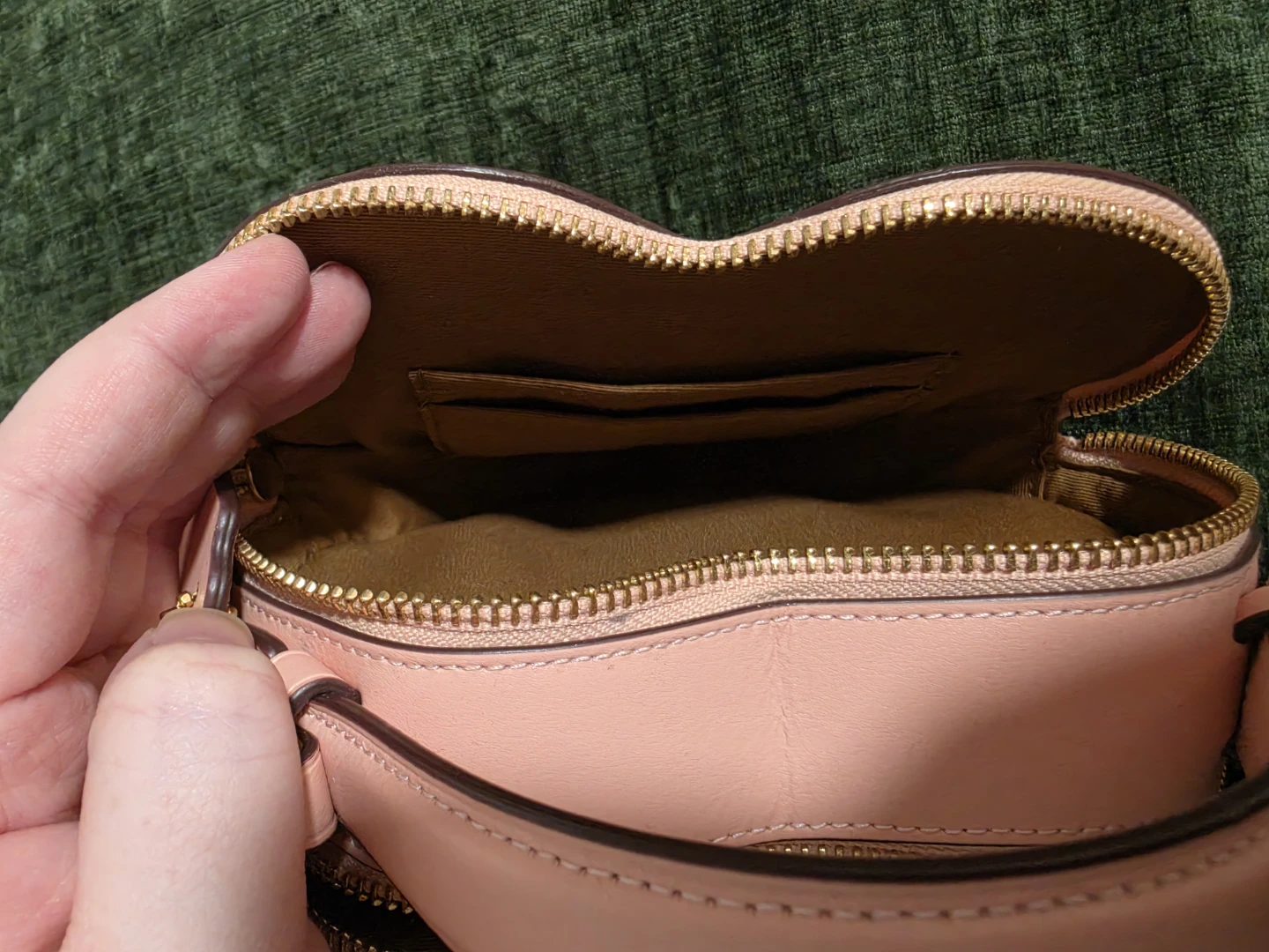 Coach Heart Bag Crossbody Canvas With Rose Snail Blueberries - photo 5