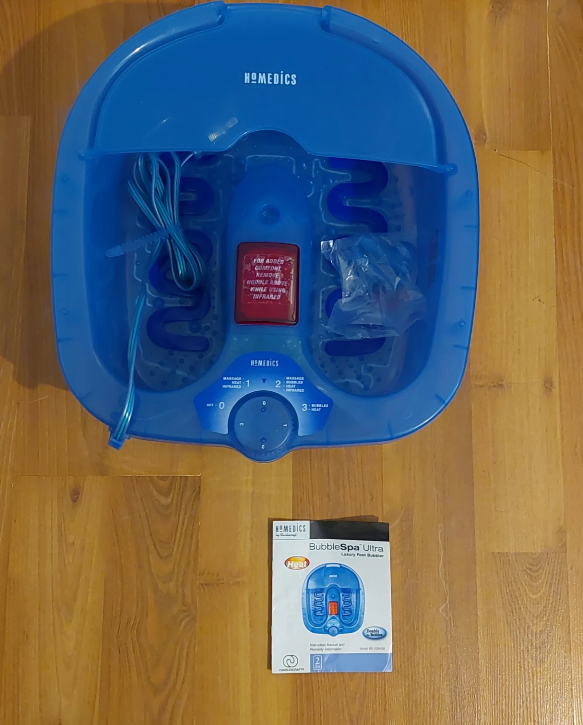 HoMedics BubbleSpa Ultra Luxury Foot Bubbler - photo 4