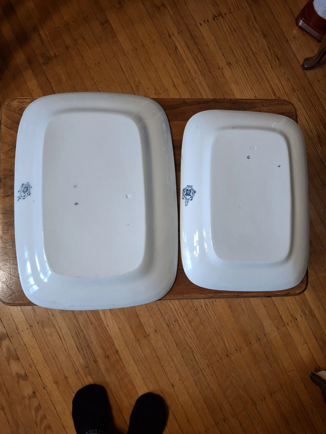 Vintage W.H. Grindley & Co Floral Serving Platters - photo 4