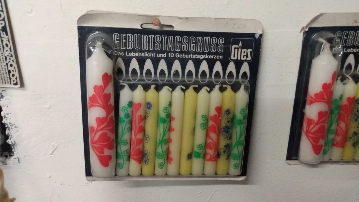 3 Gies Birthday Candle Set