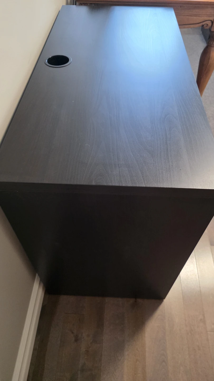 IKEA MICKE Desk, Black-Brown - photo 3
