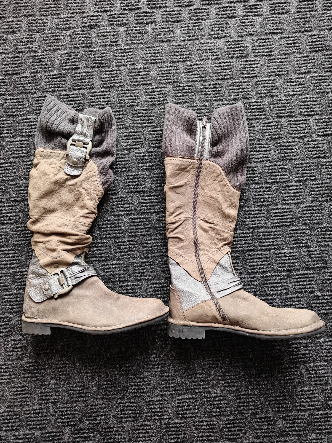 MAM’zelle Tall Leather Winter Boots - Size EUR 40 (US 8) - photo 2