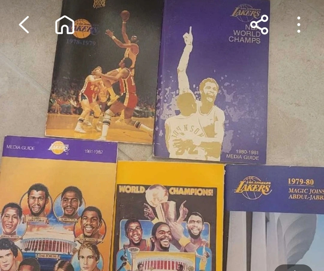 Collection of Vintage NBA Media Guides - photo 5