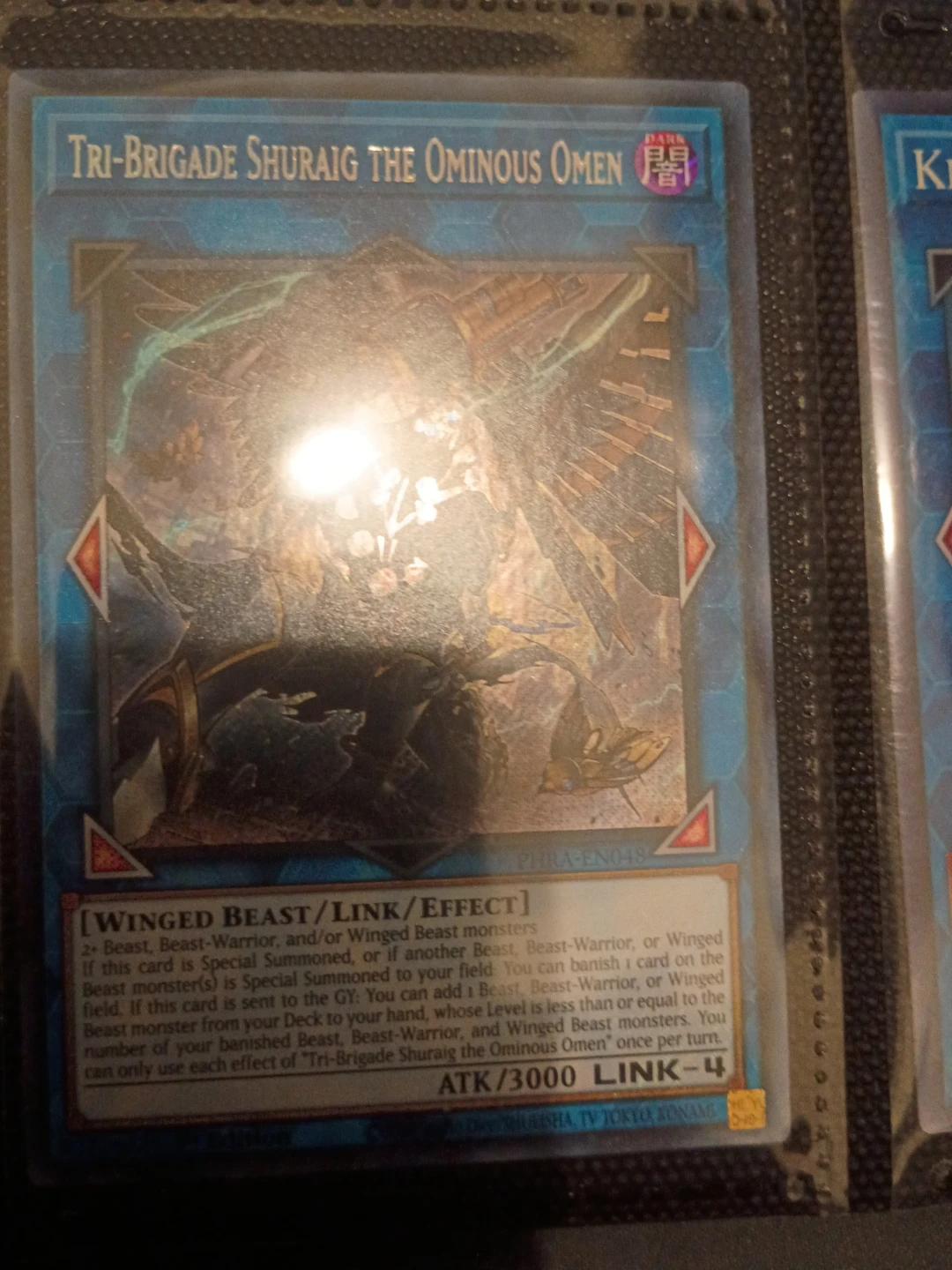 Tri-Brigade Shuraig the Ominous Omen 🏈 Card