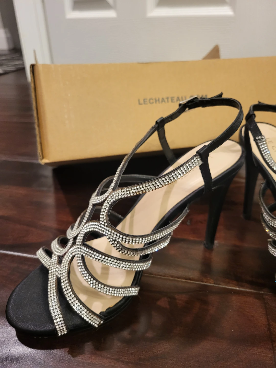 Le Chateau Black Rhinestone Heels - photo 5