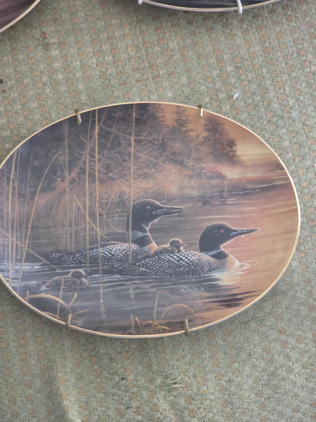 Set of 3 Bruce Langton Loon Collector Plates - photo 4