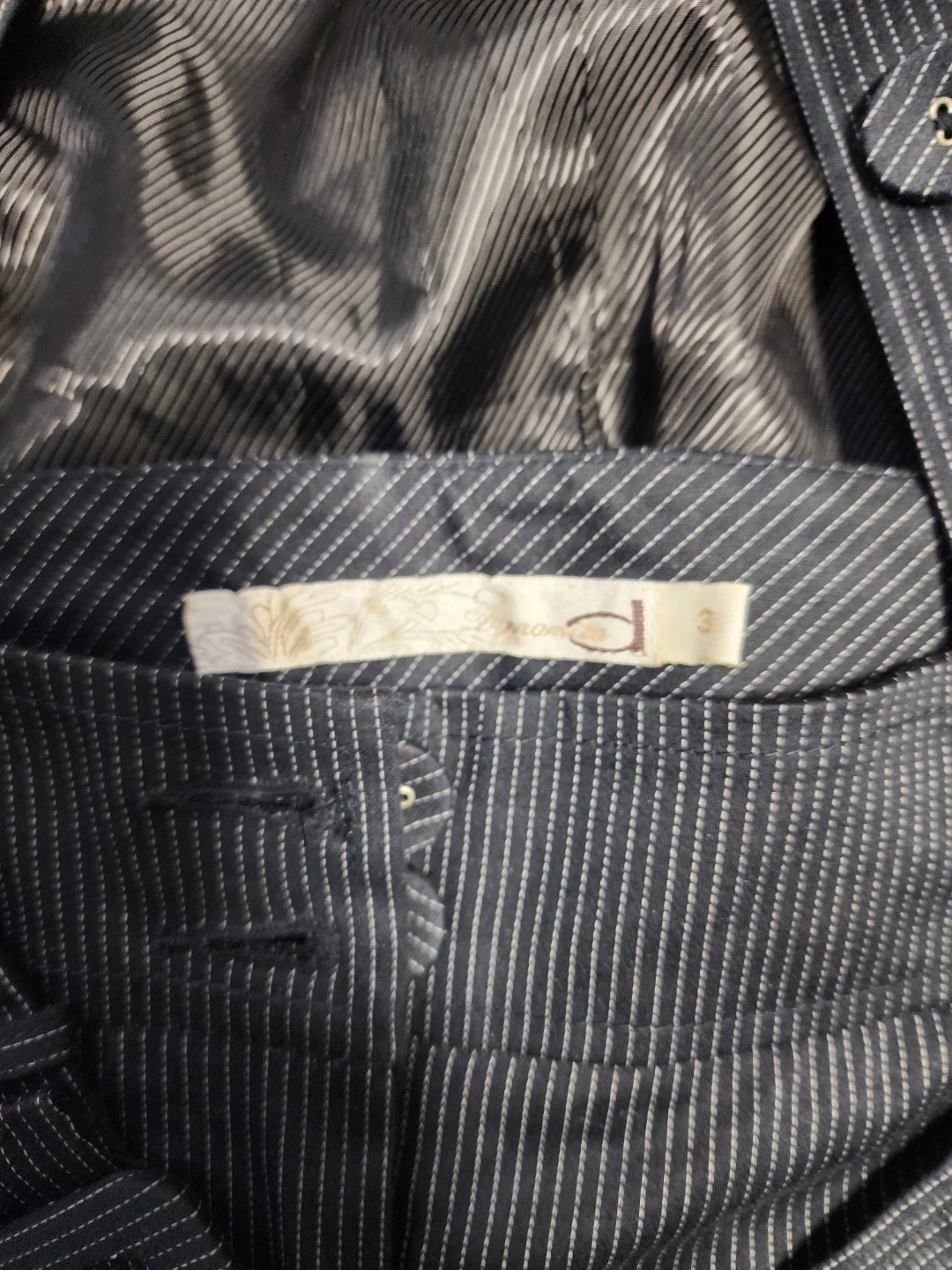 Dynamite pinstripe pant suit set - photo 3