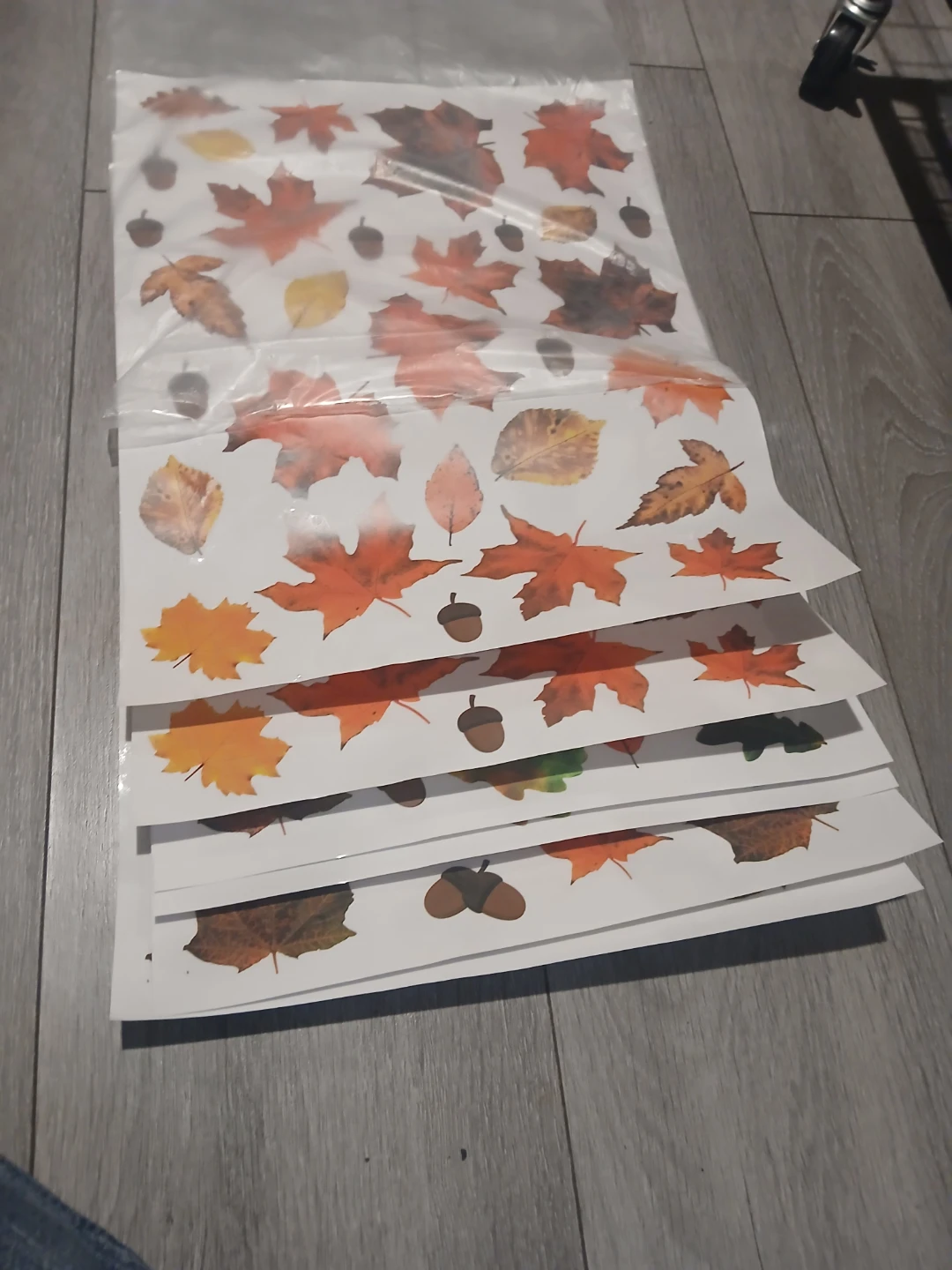 Autumn Leaf and Acorn Wall Decals - photo 3