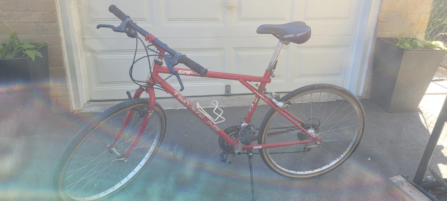 Red GT Timberline Bicycle