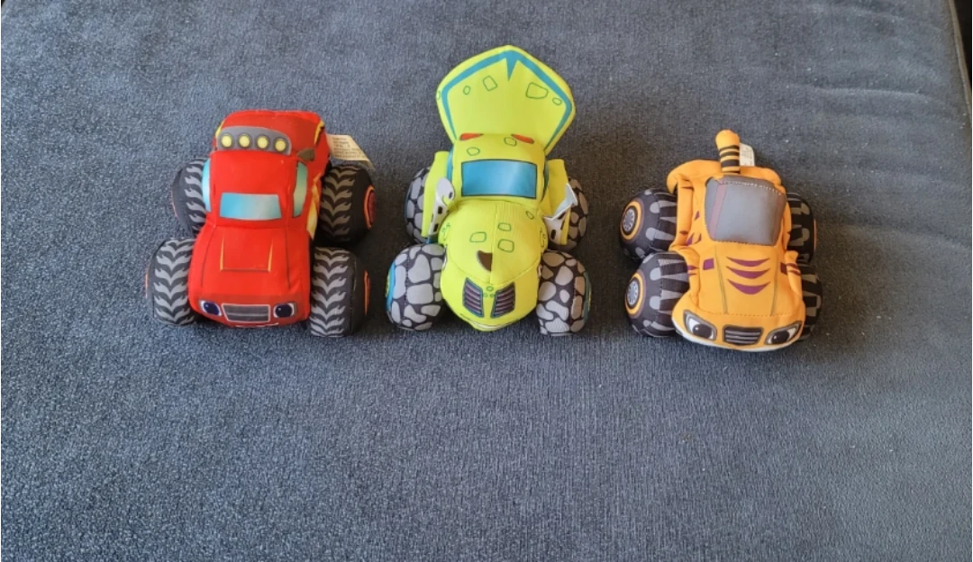 Blaze and the Monster Machines Plush Toys - Set of 3