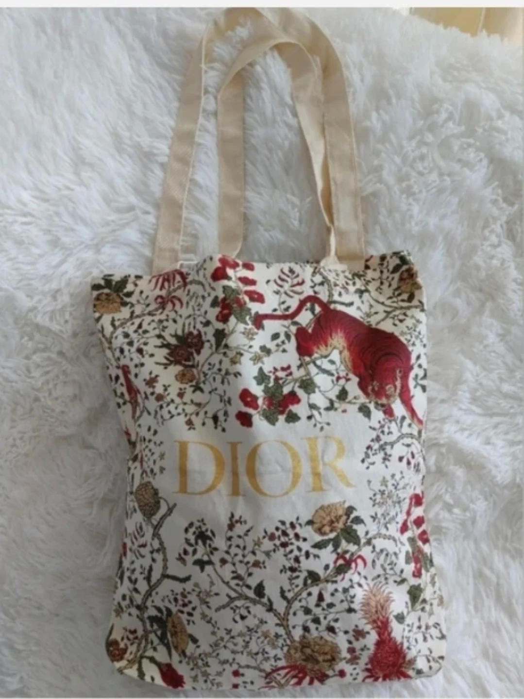 Dior Beauté Tiger Pattern Novelty Tote Bag - photo 2
