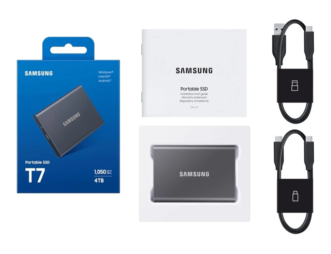 Samsung T7 4TB Portable SSD