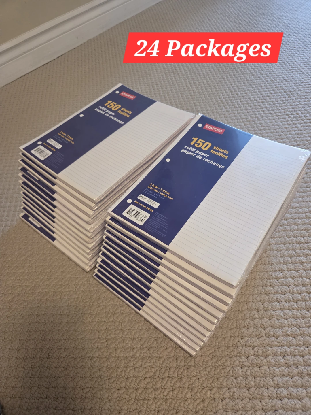 Assorted Ruled Refill Paper Packages - photo 2