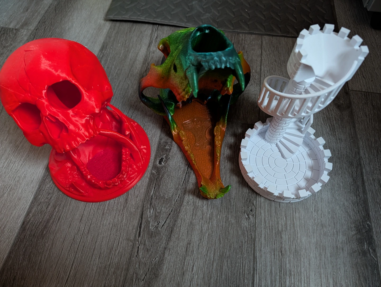 3D Printed Dice towers