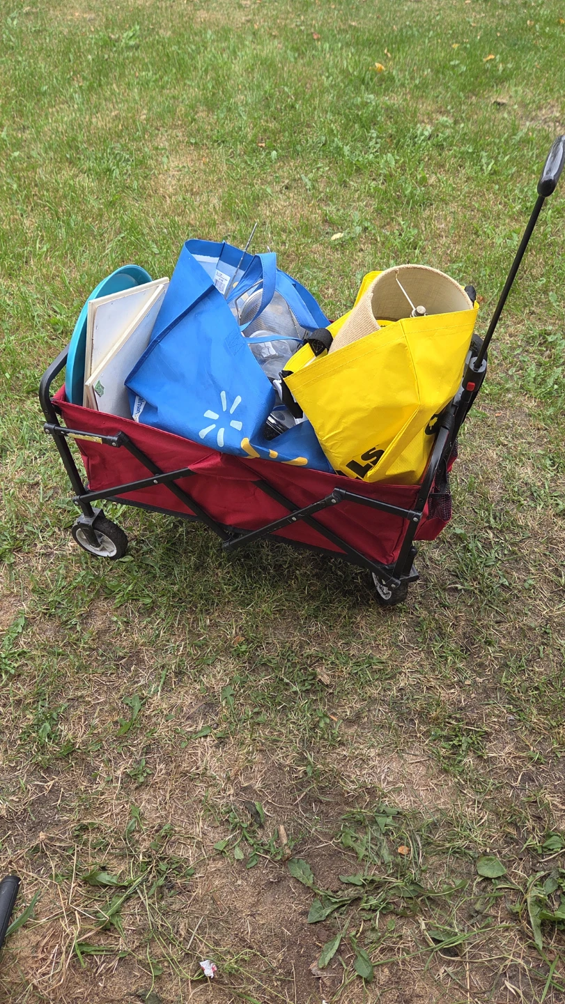 Collapsible Utility Wagon - Red