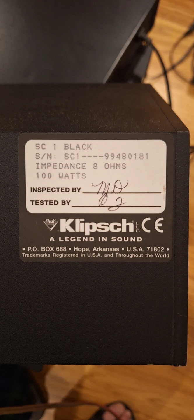 Klipsch KSW 10 Subwoofer and Speaker Set - photo 5