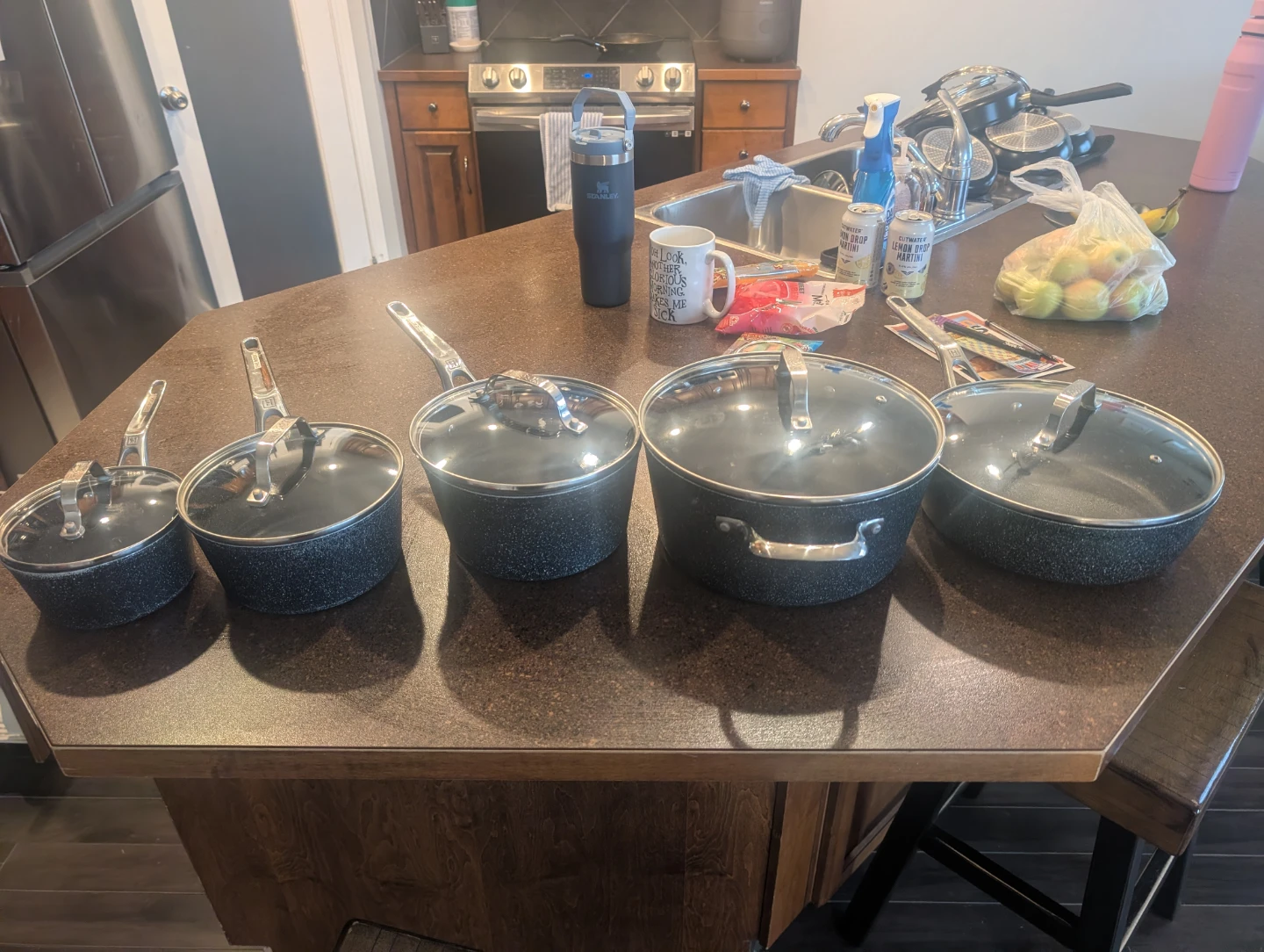 5-Piece Pot & Pan Set with Lids - photo 2