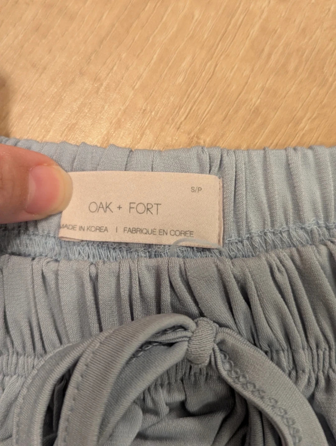 Oak + Fort Light Blue Lounge Shorts - photo 3
