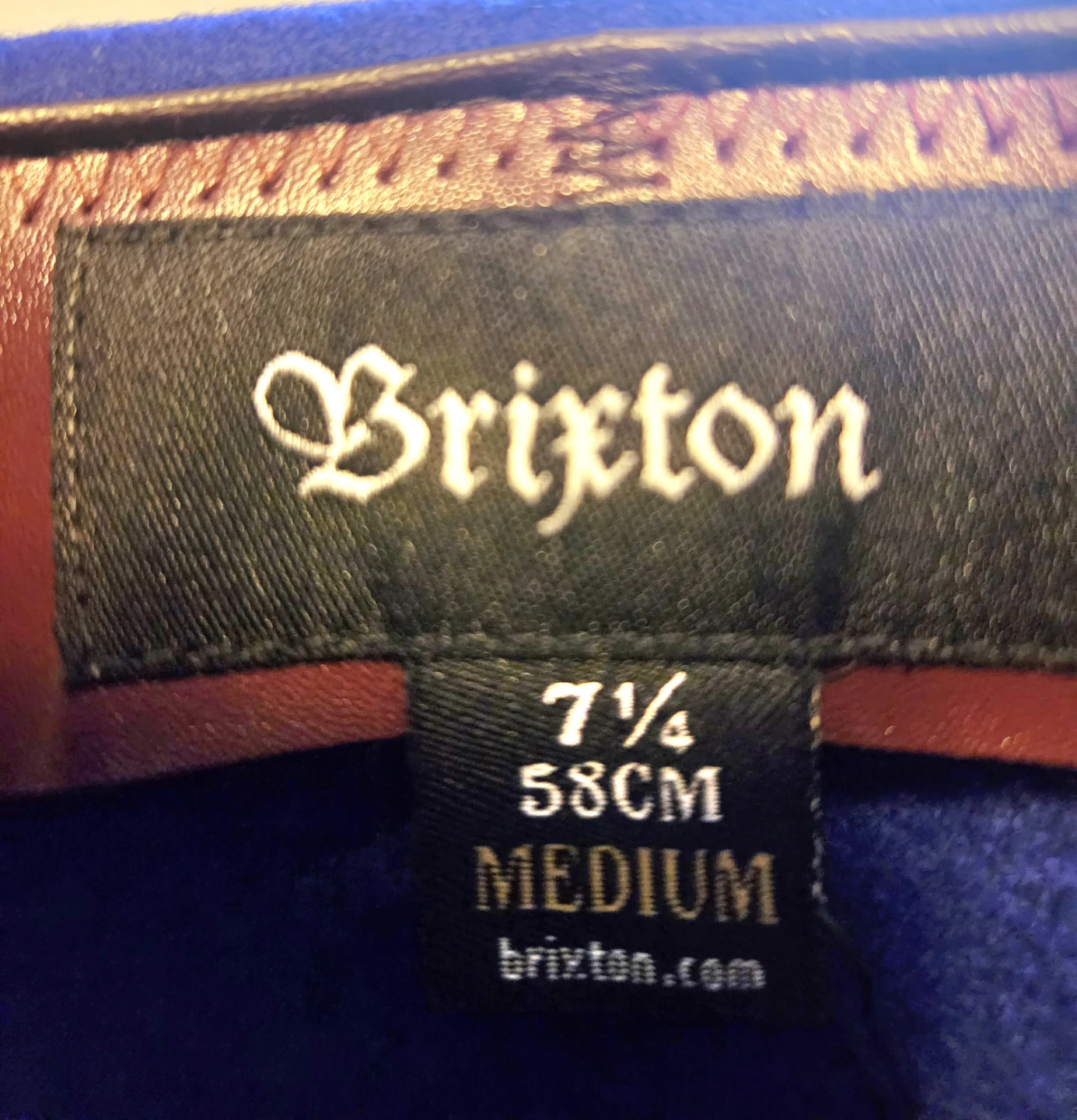 Brixton Blue Felt Hat - photo 4