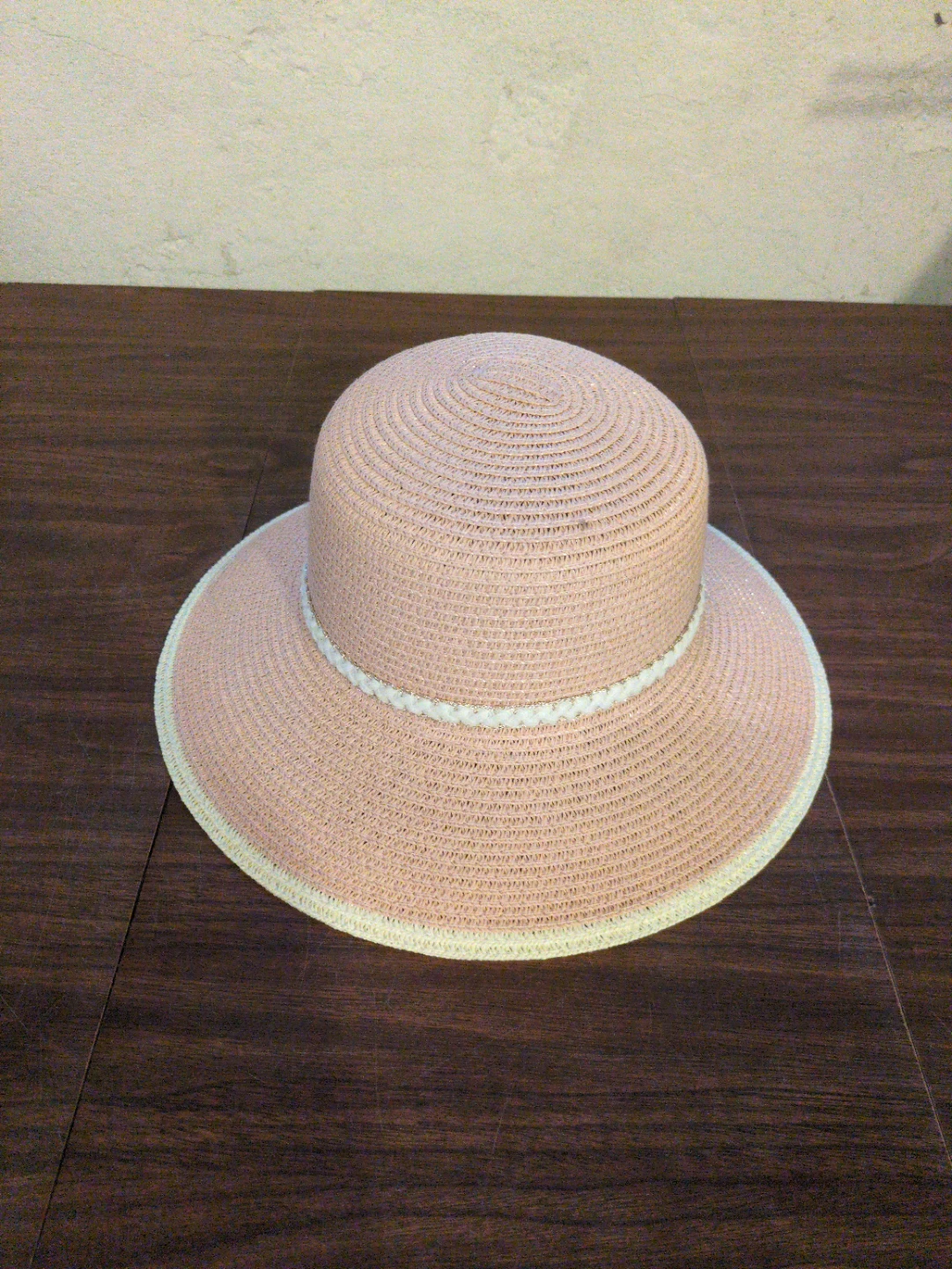 Pink Straw Sun Hat
