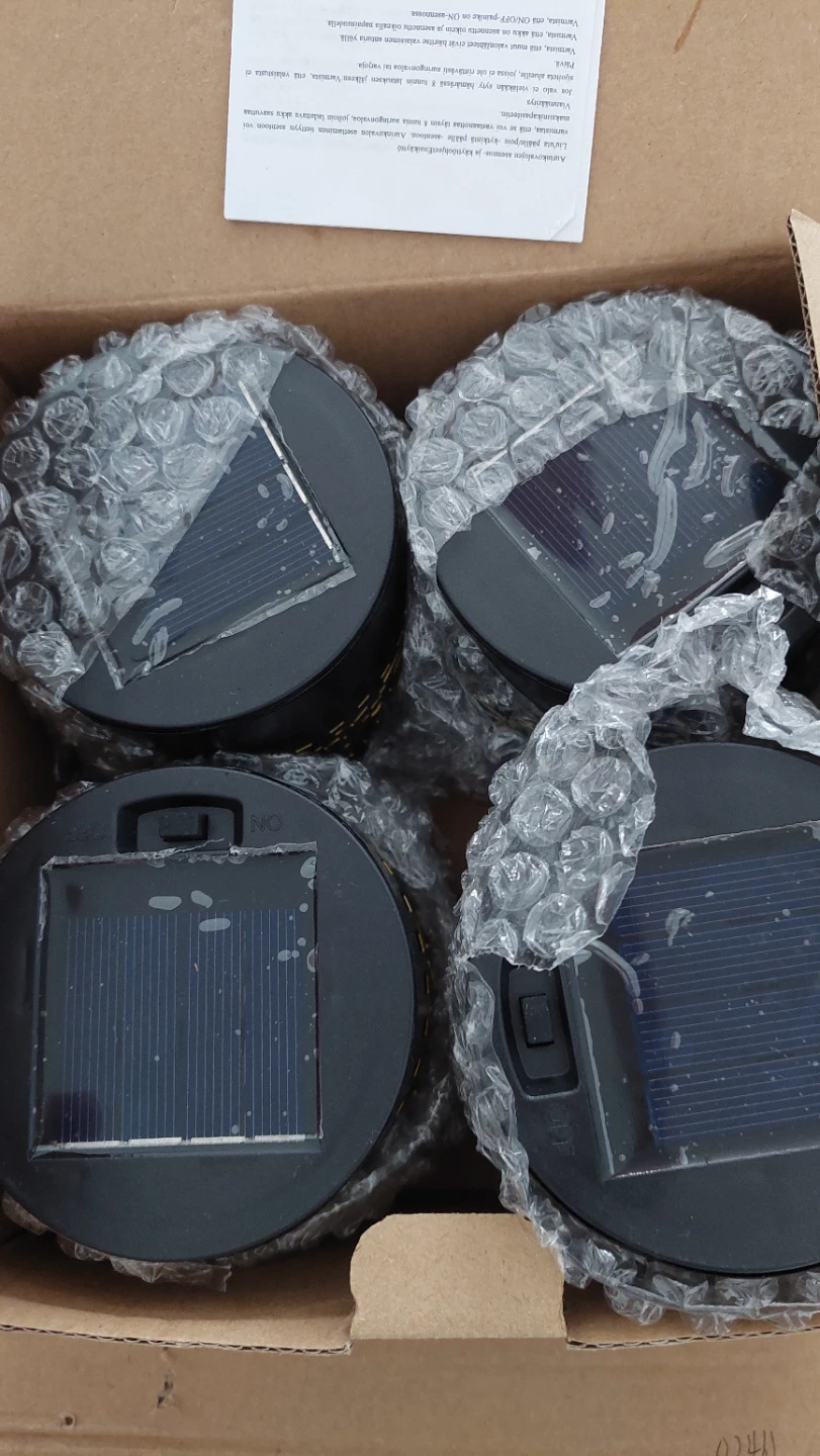 Set of 4 solar LED wall lights - photo 5