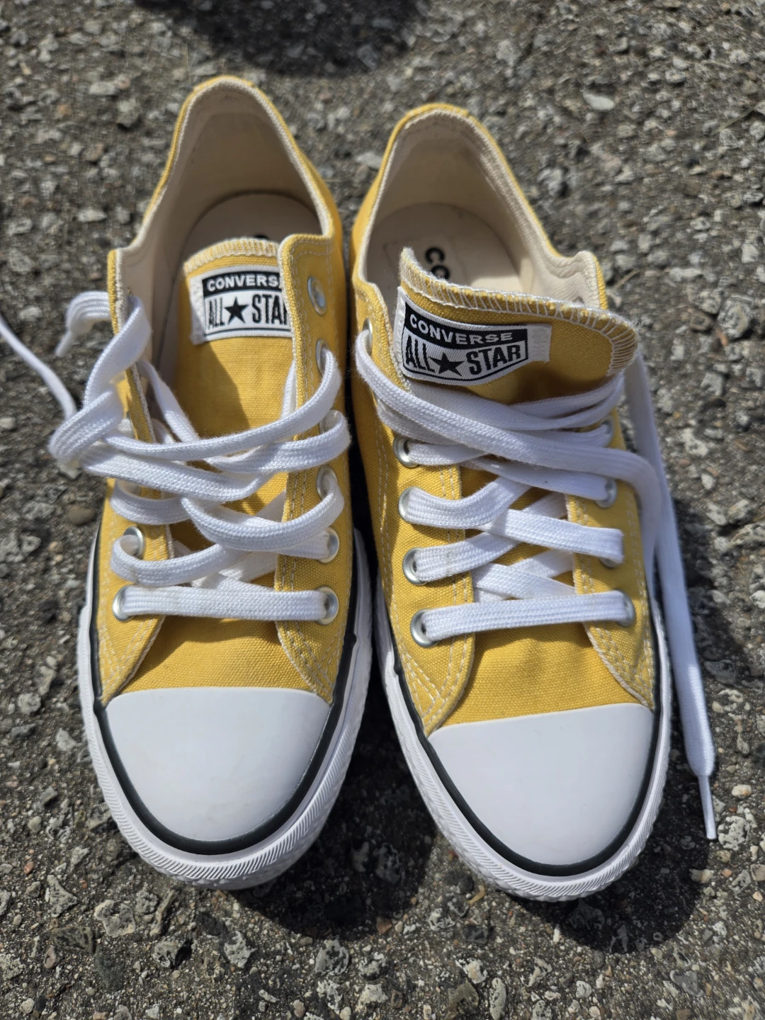 Yellow Converse All Star Sneakers size 6