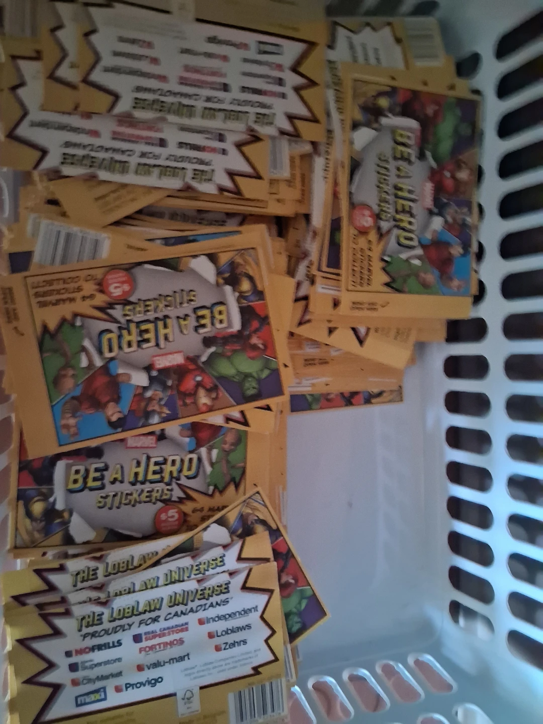 Marvel Be a Hero Sticker Packs
