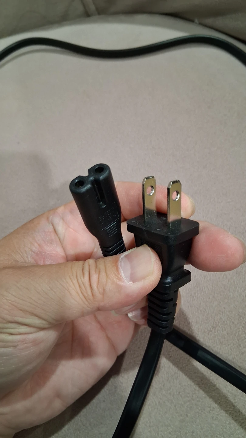Two Prong Universal AC Power Cable - photo 3
