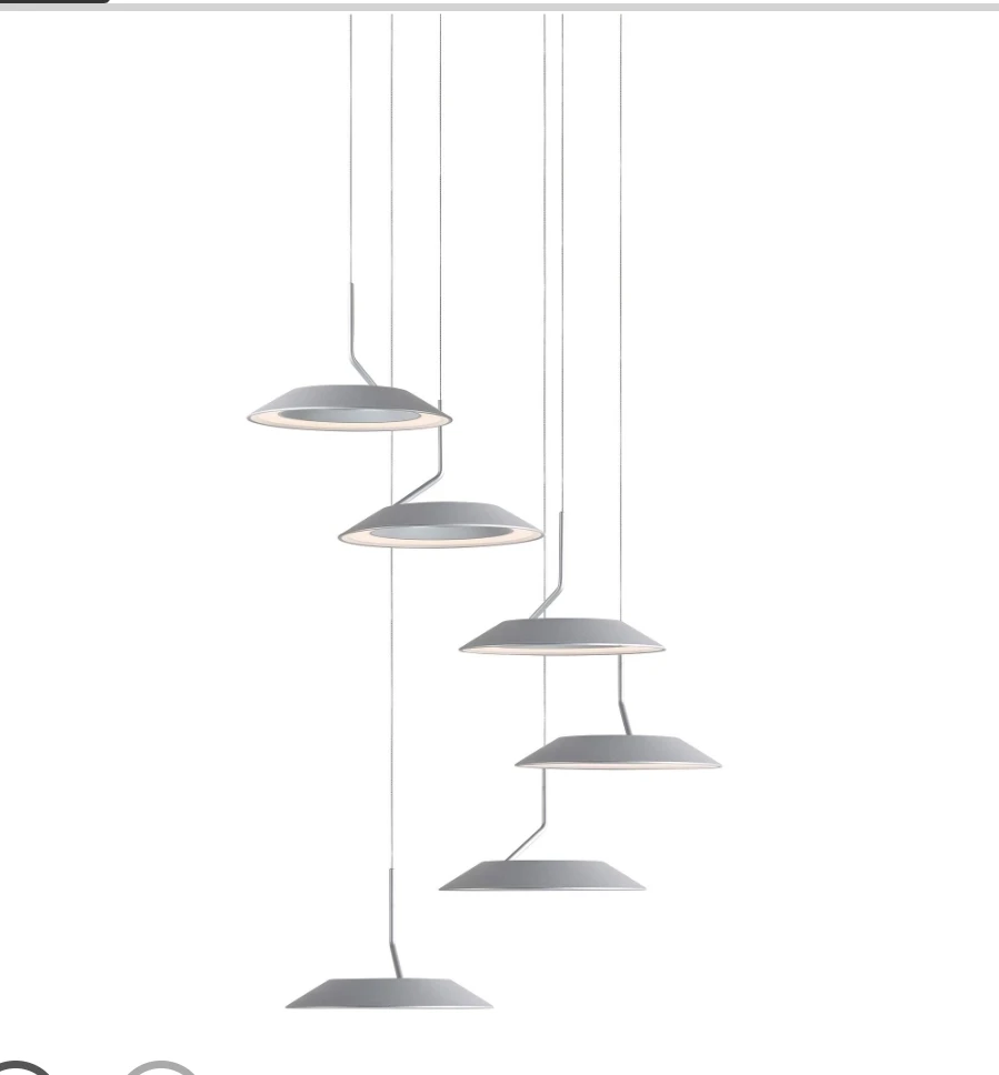 Koncept Royyo 12" Silver 6-Light Mini Pendant - photo 3
