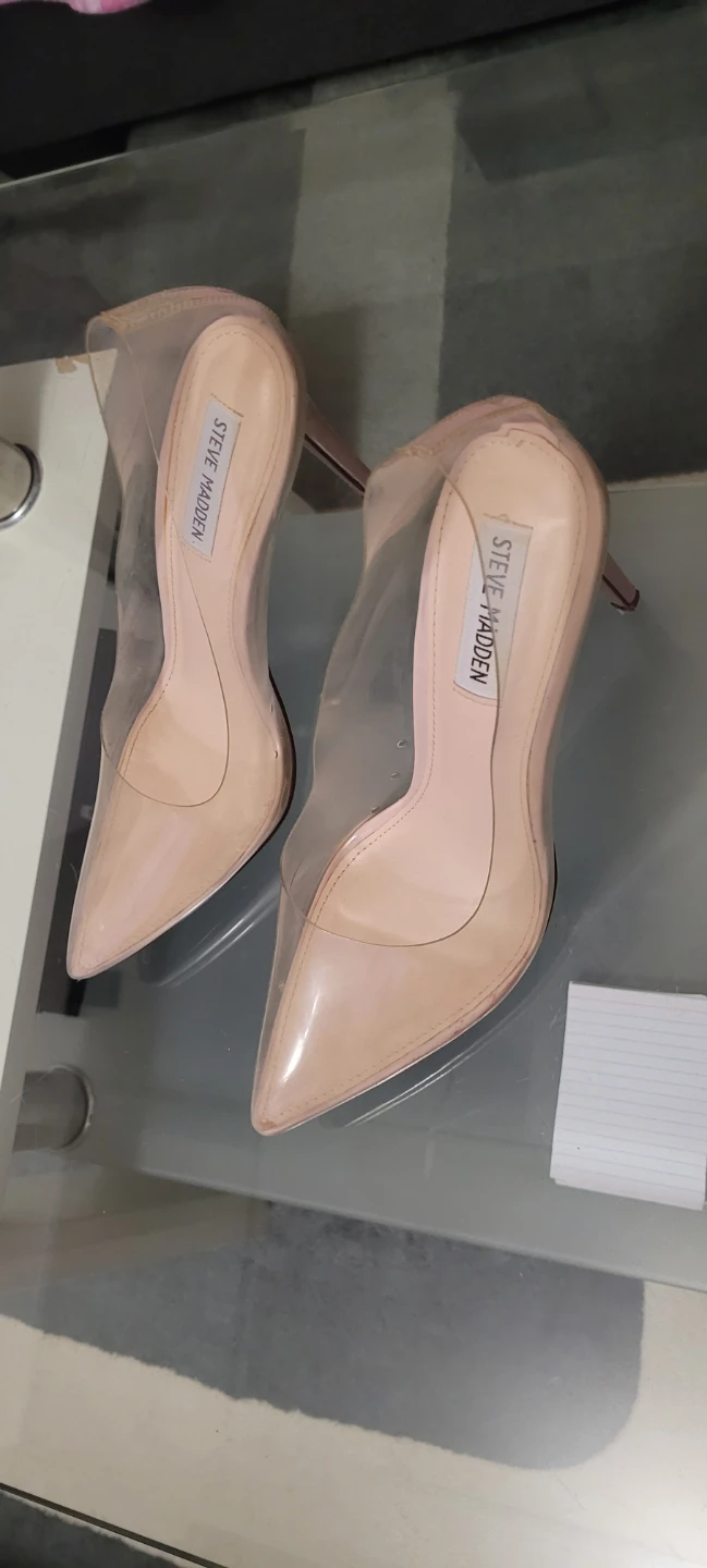 Steve Madden Clear Stiletto Heels - photo 3