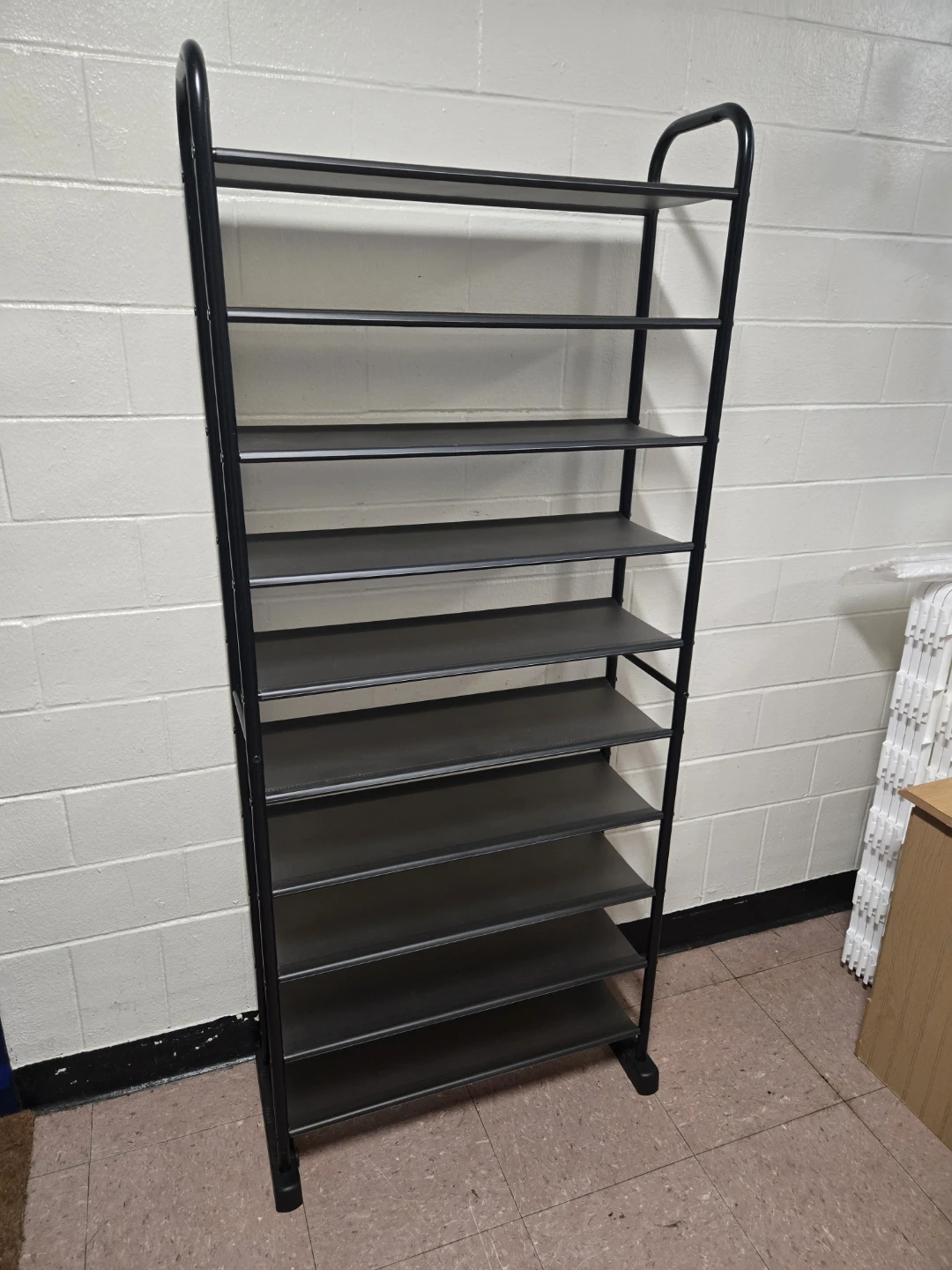 10-Tier Metal Shoe Rack Tower - Black ($25 Cash Only) - photo 4