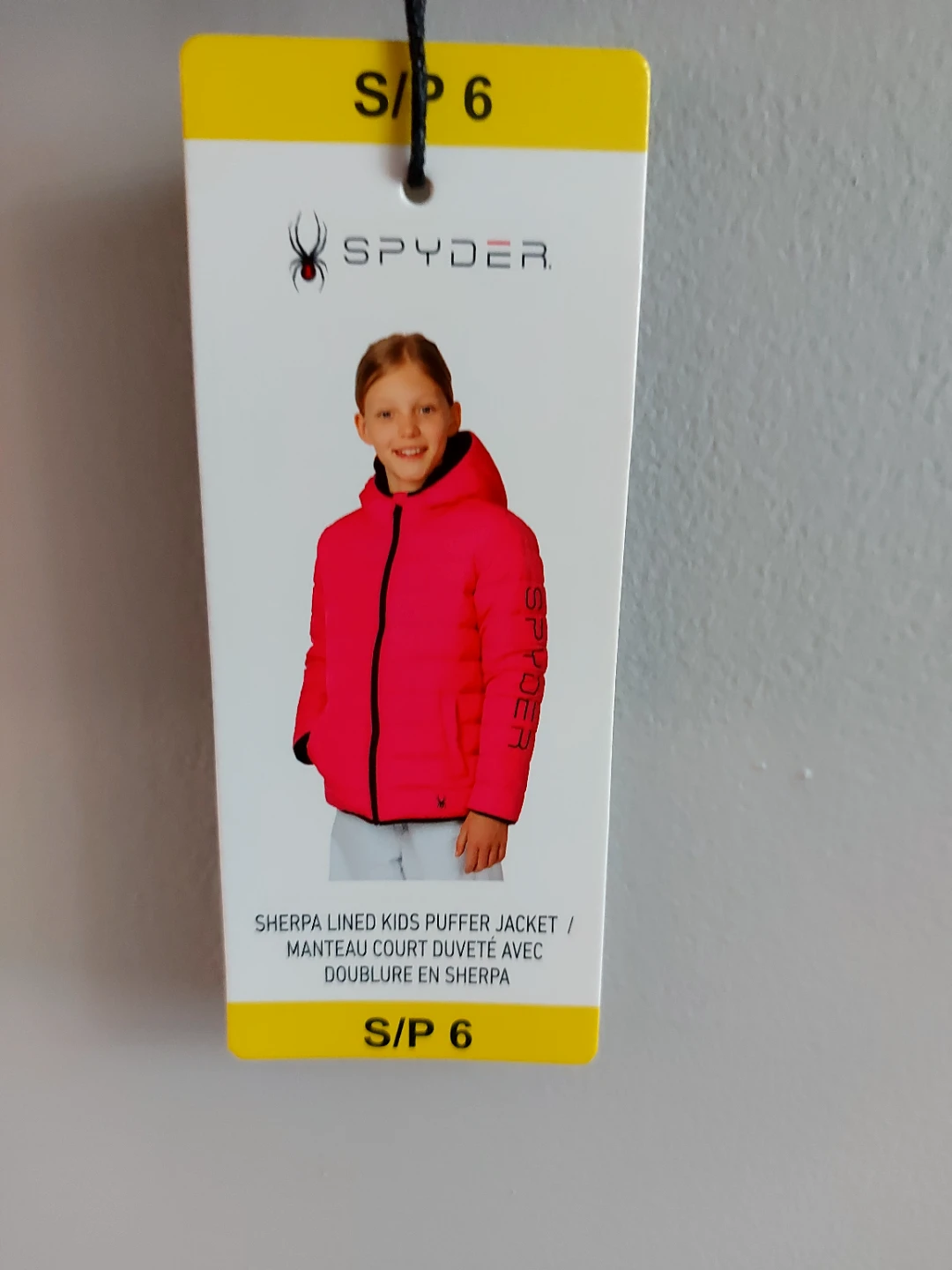 Spyder Kids Sherpa-Lined Puffer Jacket, Pink, Size 6 - photo 4