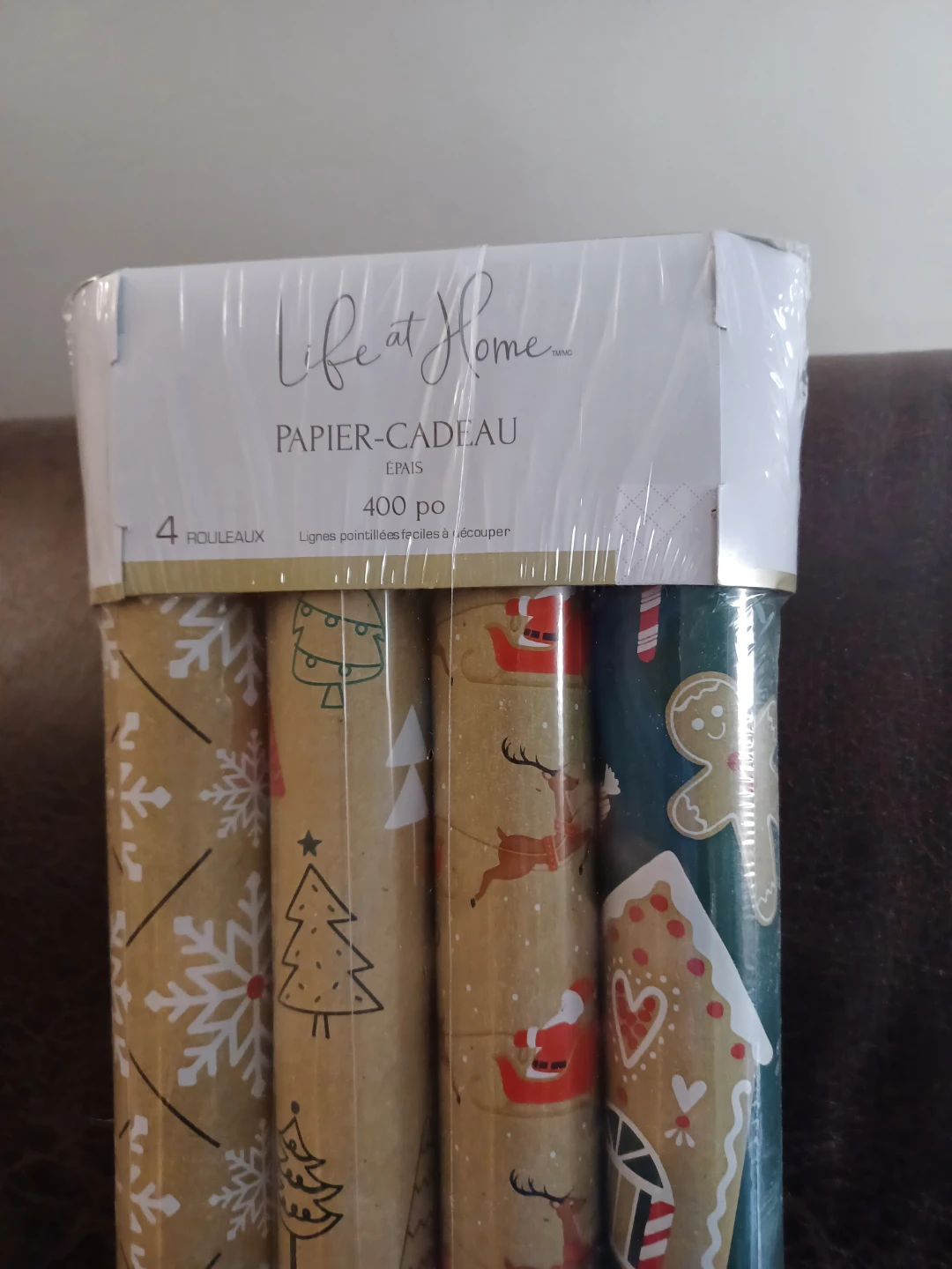 Life at Home Christmas Wrapping Paper 4-Pack - photo 2