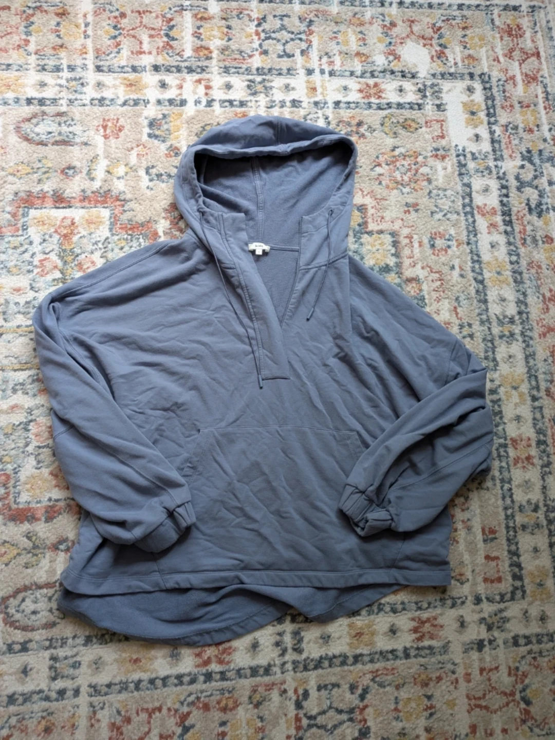 Knix Blue 1/4 zip Hoodie sweater
