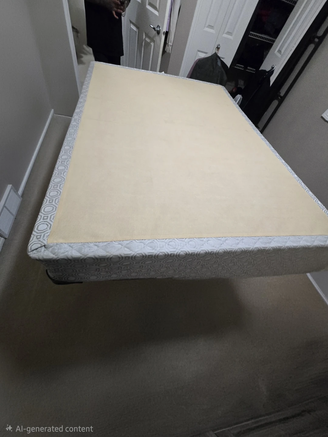Double Box Spring and Bed Frame