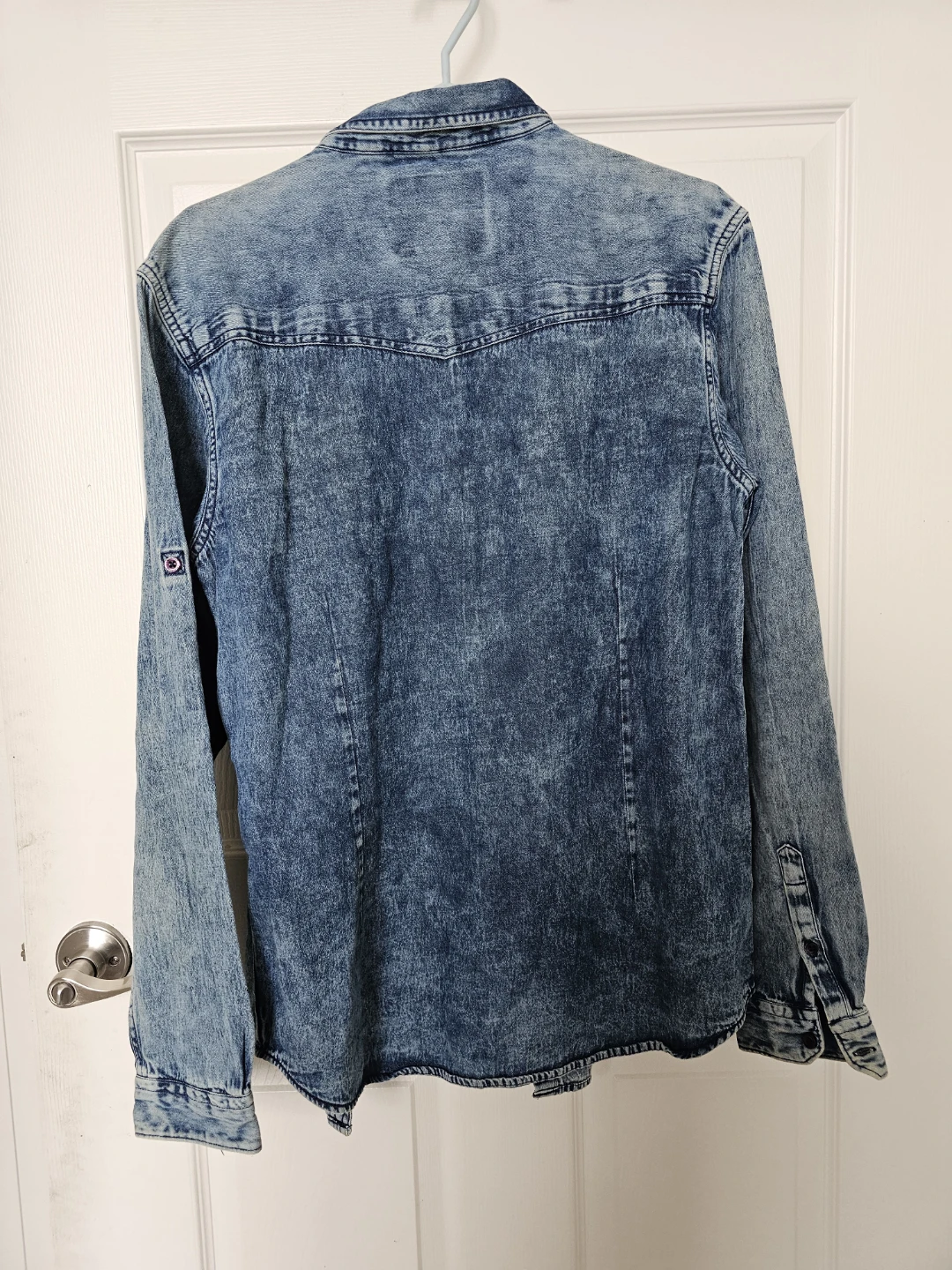 Locomotive Acid Wash Denim Shirt - photo 2