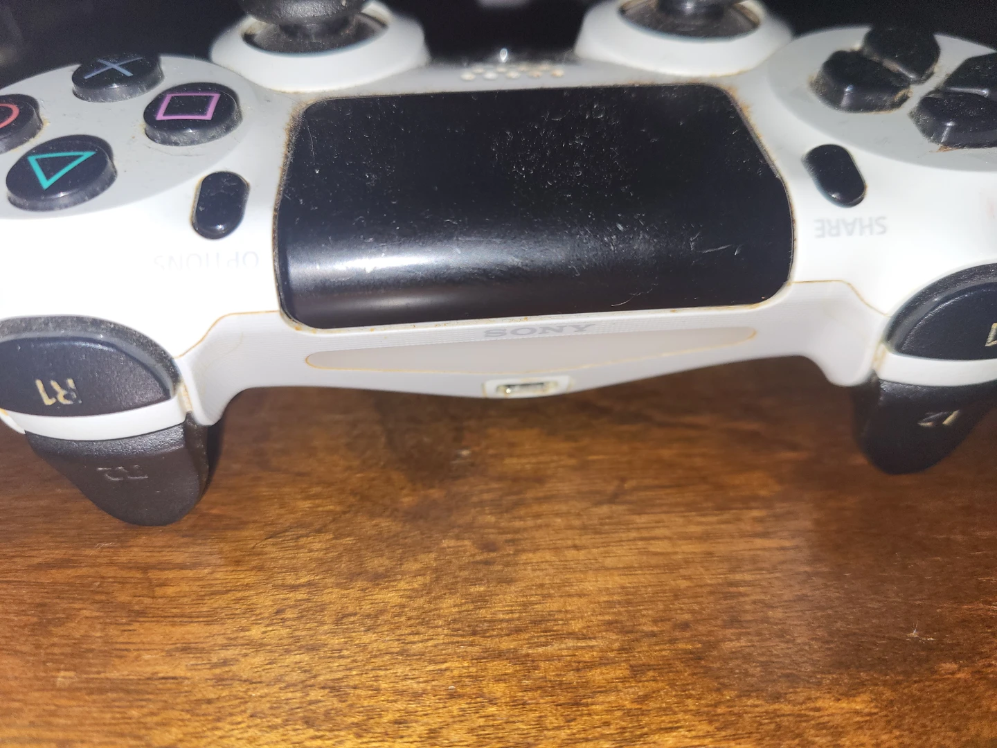 Used White PS4 Controller. - photo 3