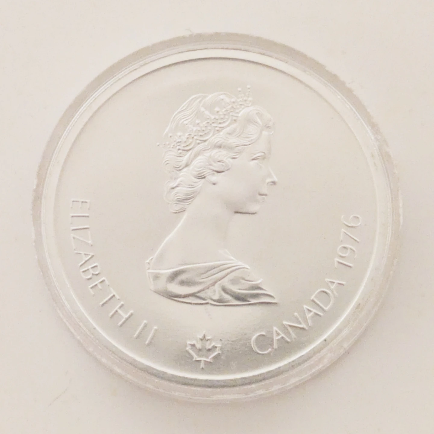 Montreal Olympics Silver Coin - photo 2