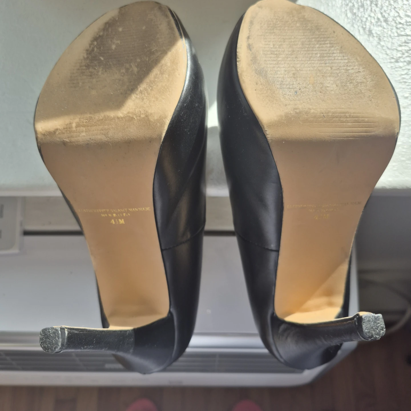 Cinderella of Boston black peep toe heels - photo 3