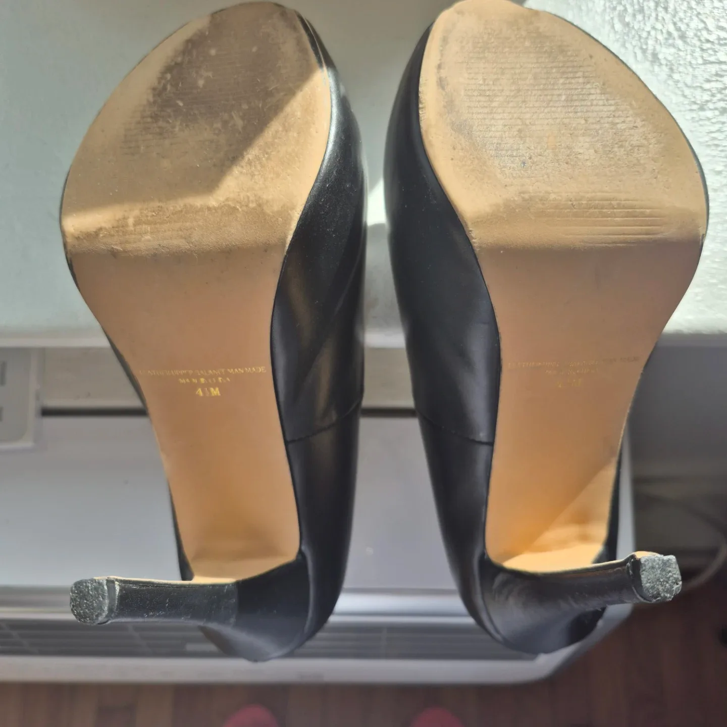 Cinderella of Boston black peep toe heels - photo 3