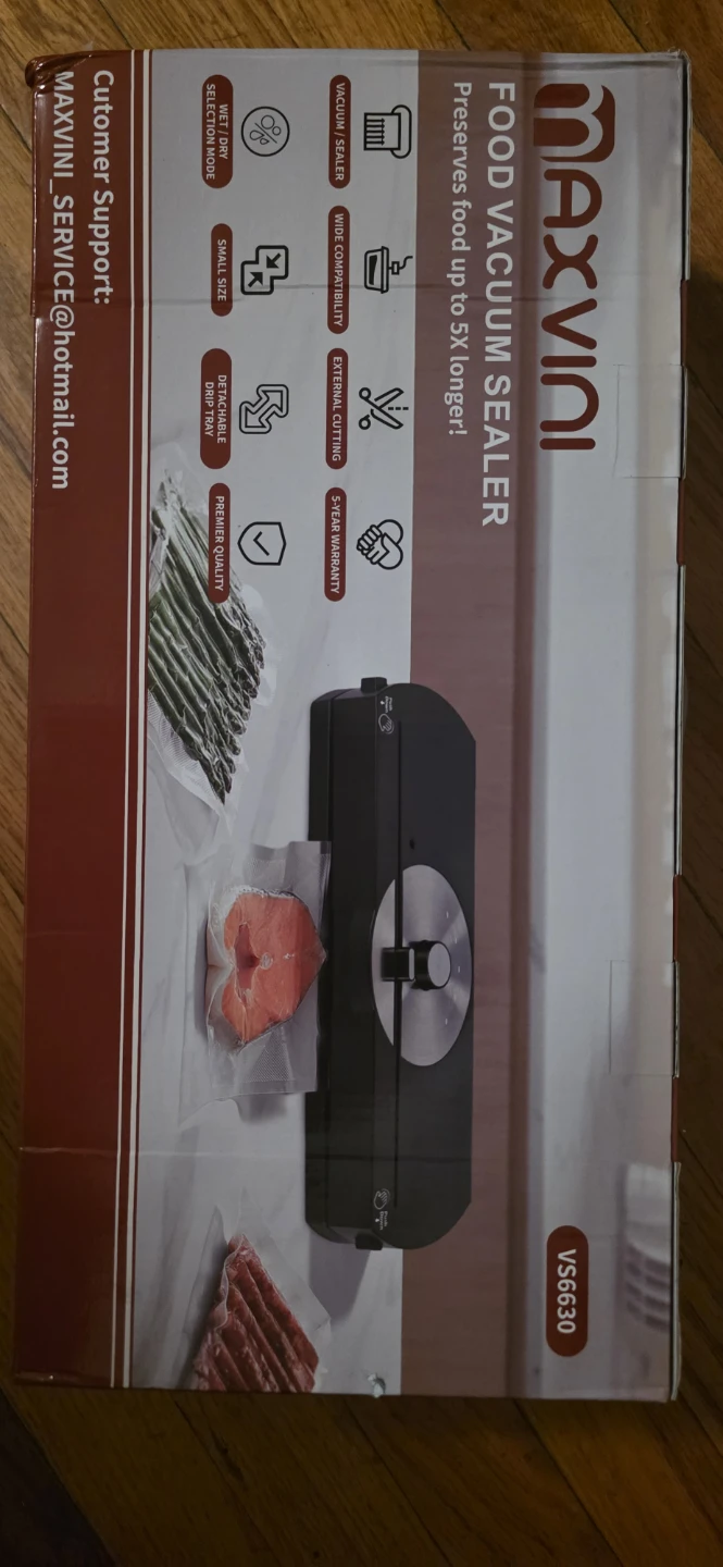 Maxvini VS6630 Food Vacuum Sealer